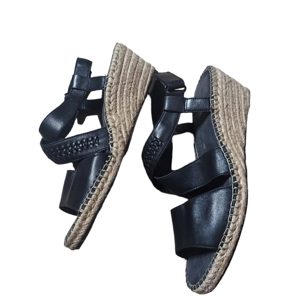 10 Clark's black wedges - Picture 6 of 9